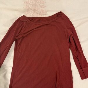 Brandy Melville Deep Red Long Sleeve